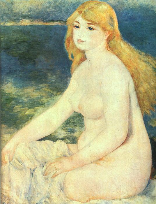 Blond Bather, Pierre Renoir